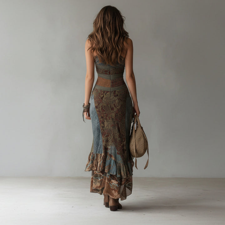 Sarah | Long One-Shoulder Dress with High Slit