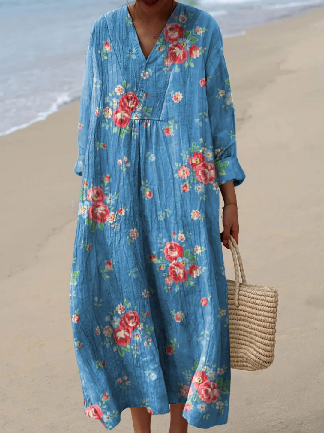 Melina | Airy Spring Dress with Long Sleeves