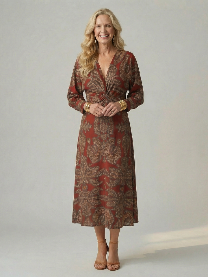 Jill | midi wrap dress