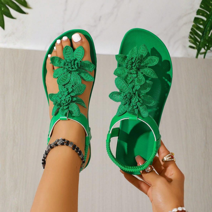 Dahlia | Floral Orthopedic Sandals