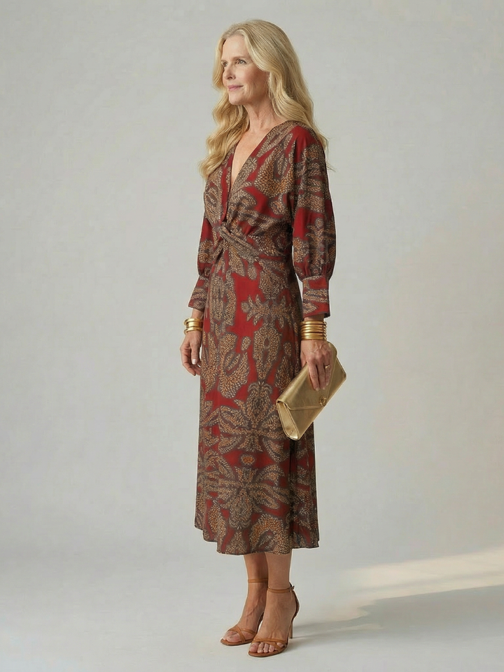 Jill | midi wrap dress