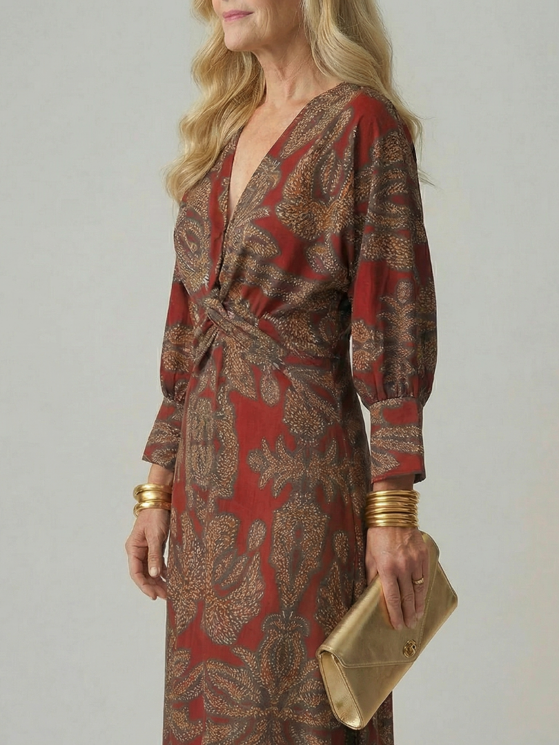 Jill | midi wrap dress