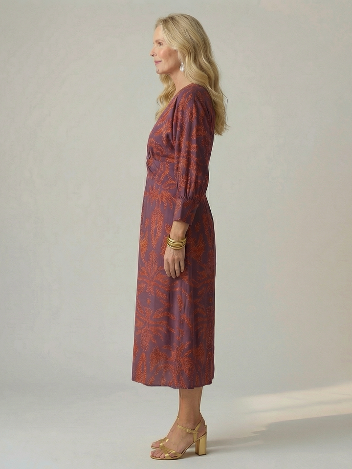 Jill | midi wrap dress