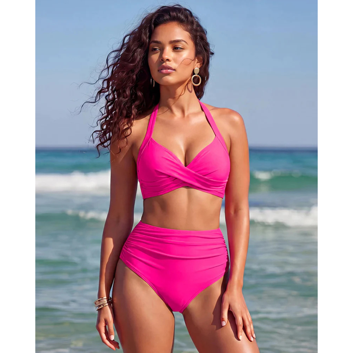Cassie | 2-in-1 High Waisted Tummy Control Bikini