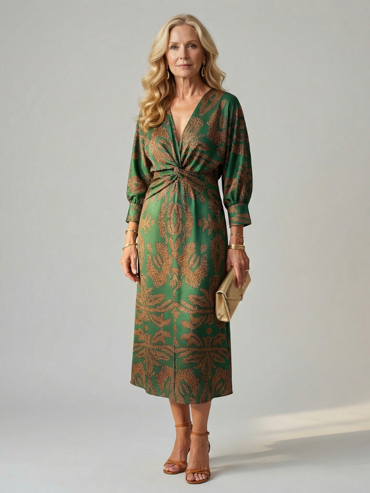 Jill | midi wrap dress