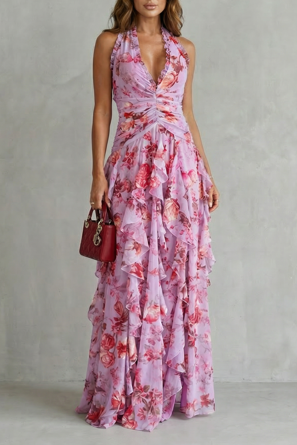 Stella | Halter Maxi Dress