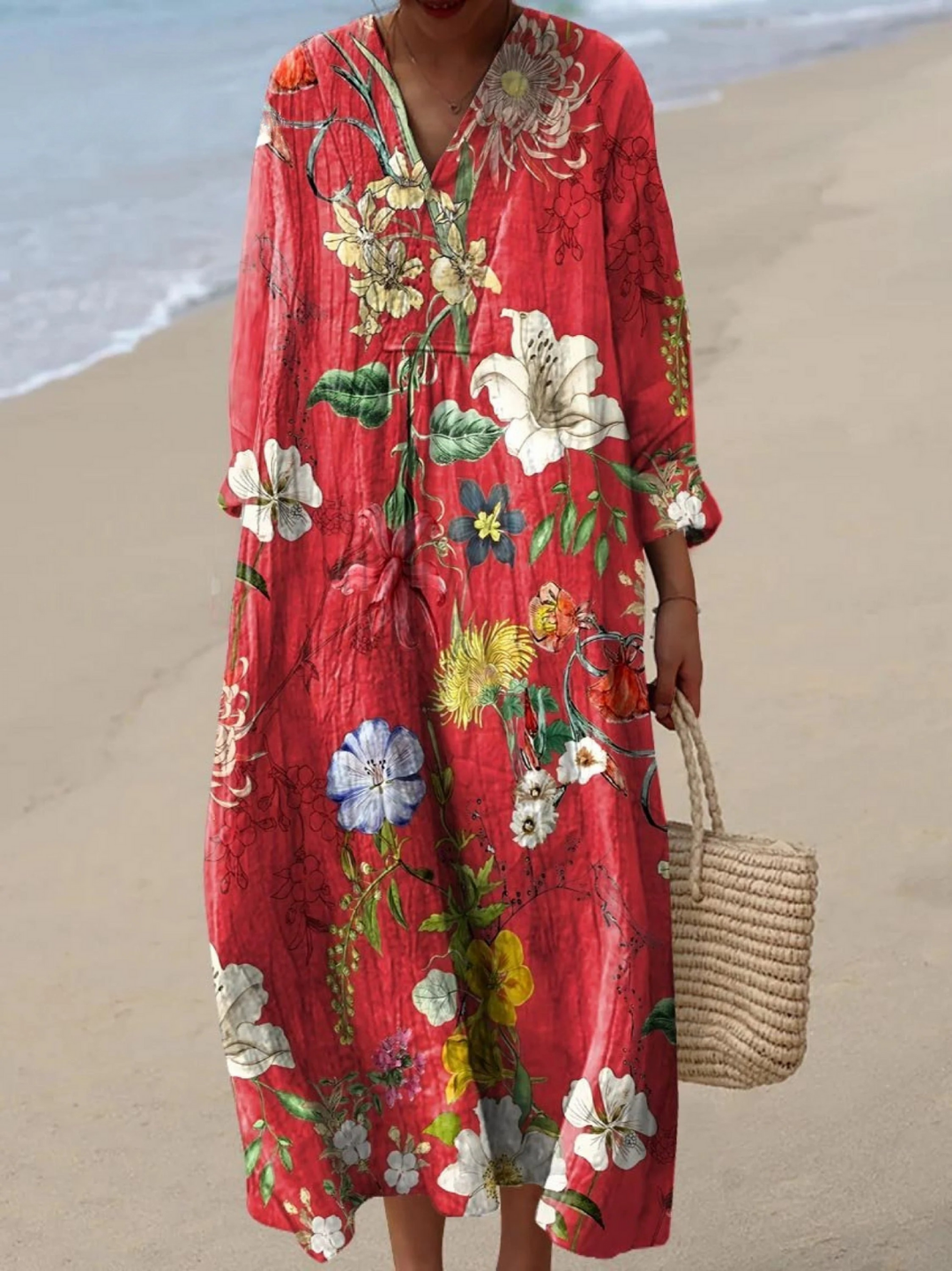 Danira | Airy Spring Dress with Long Sleeves