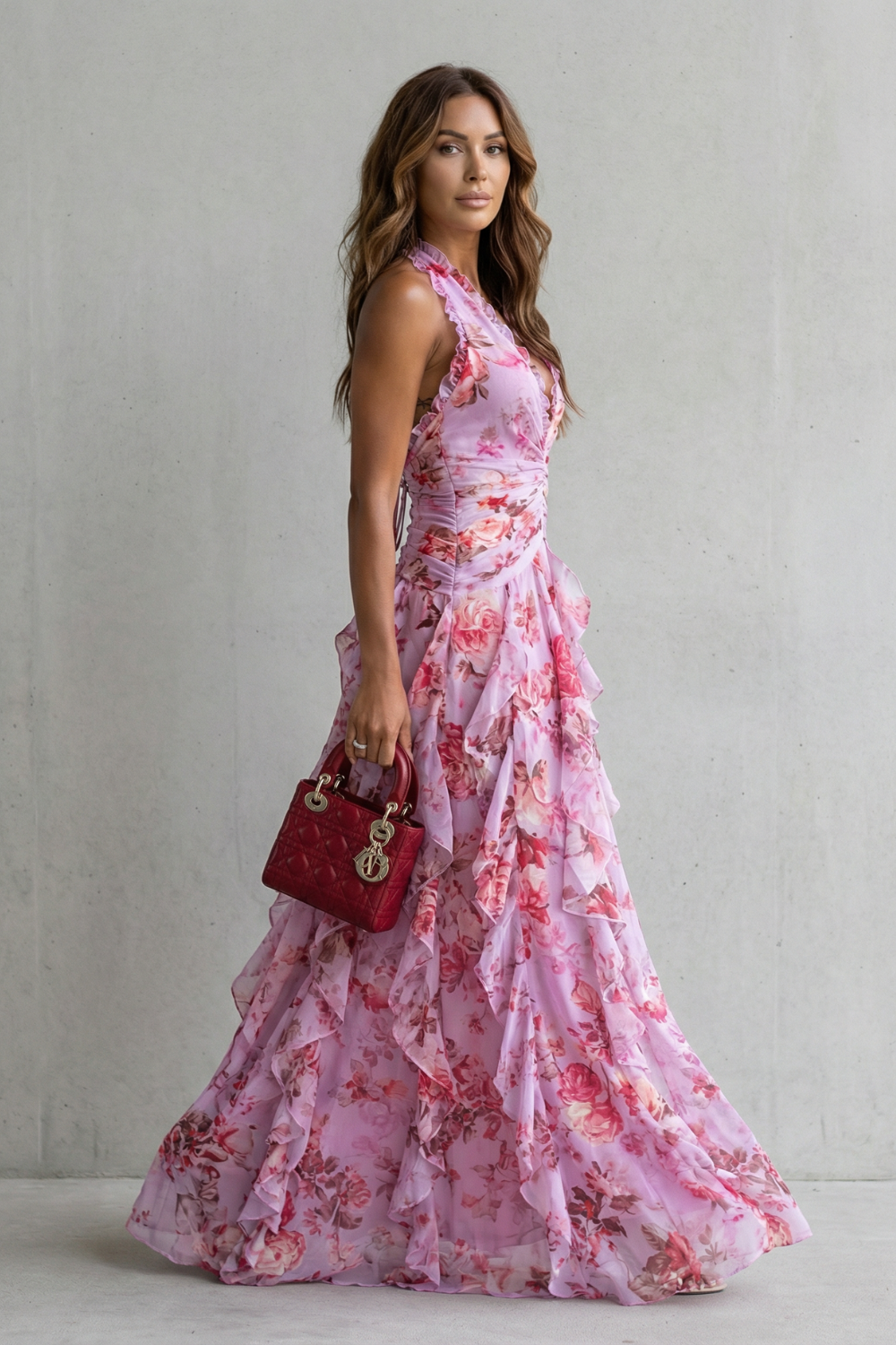 Stella | Halter Maxi Dress