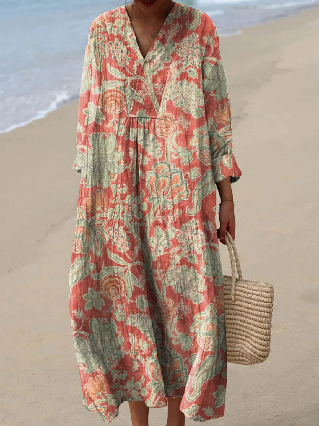 Ulina | Airy Spring Dress with Long Sleeves