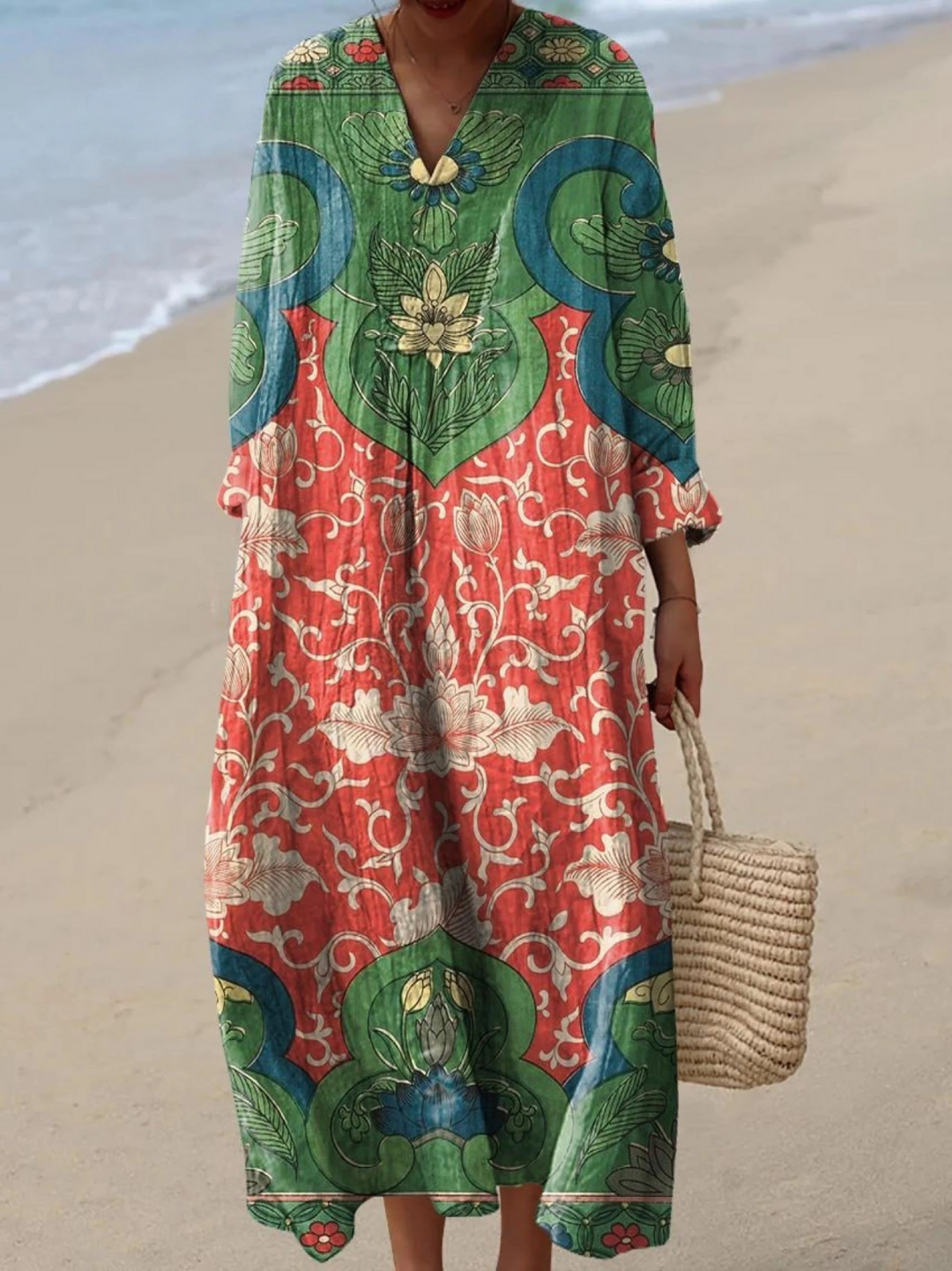 Elvira | Airy Spring Dress with Long Sleeves