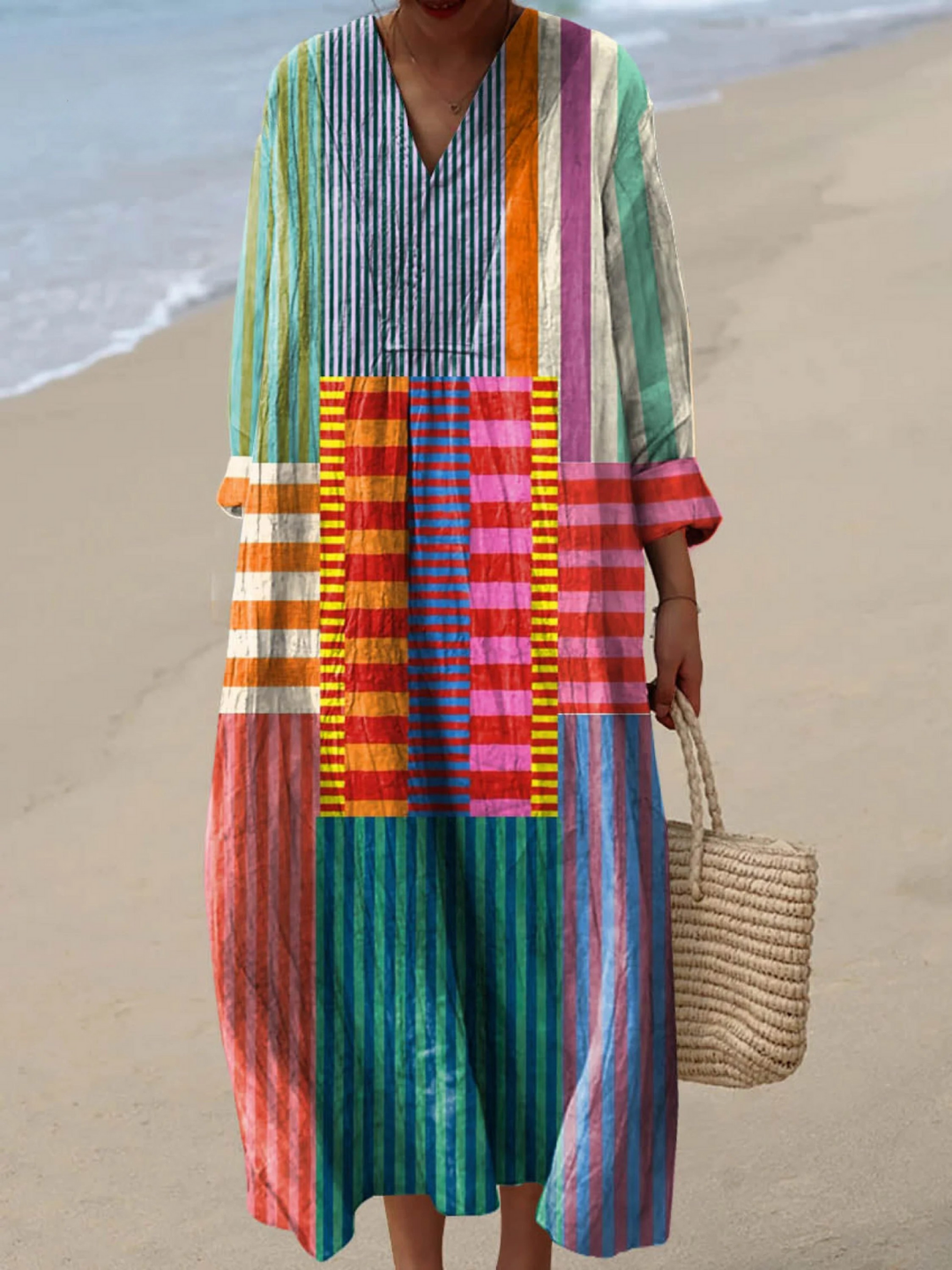 Livia | Airy Spring Dress with Long Sleeves
