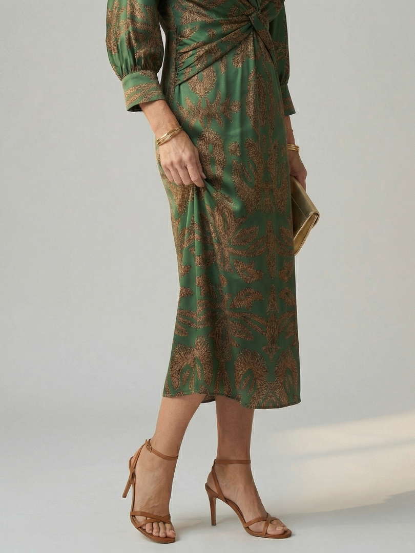 Jill | midi wrap dress