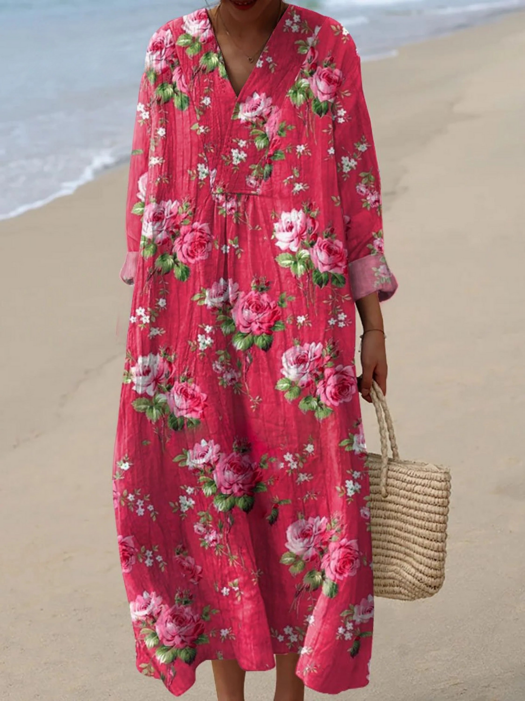Wilma | Airy Spring Dress with Long Sleeves