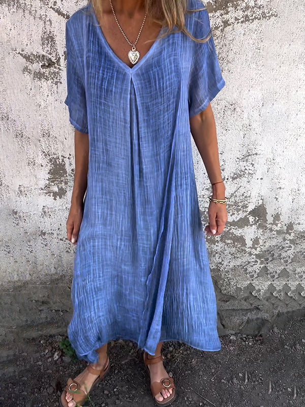 Marisol | Flowy Maxi Dress with V-Neck