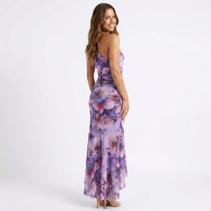 Melina - Dress with Pleated Shoulder