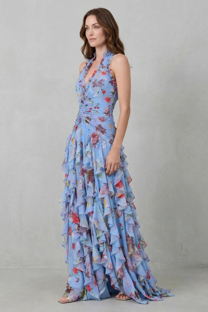 Stella | Halter Maxi Dress
