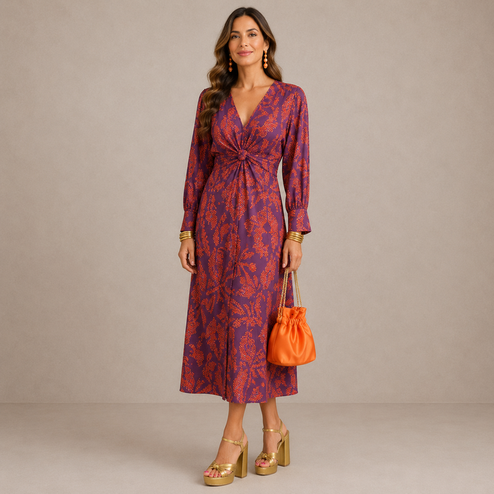 ELOWENA | Patterned midi