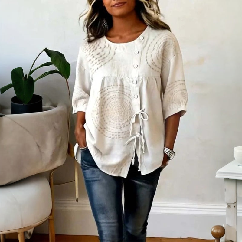 Sophie | Vintage Print Blouse
