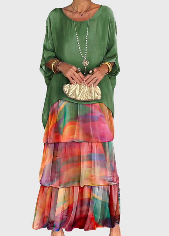 Elegant Flowing Maxi Dress