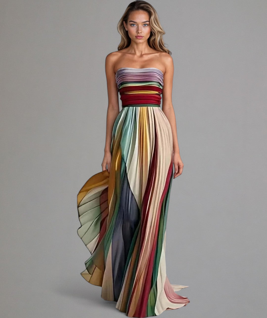 SLEEVELESS MAXI DRESS COLORS
