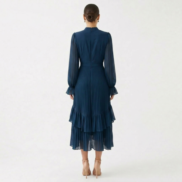 Melanie - Dress with Pleats and Wide Sleeves
