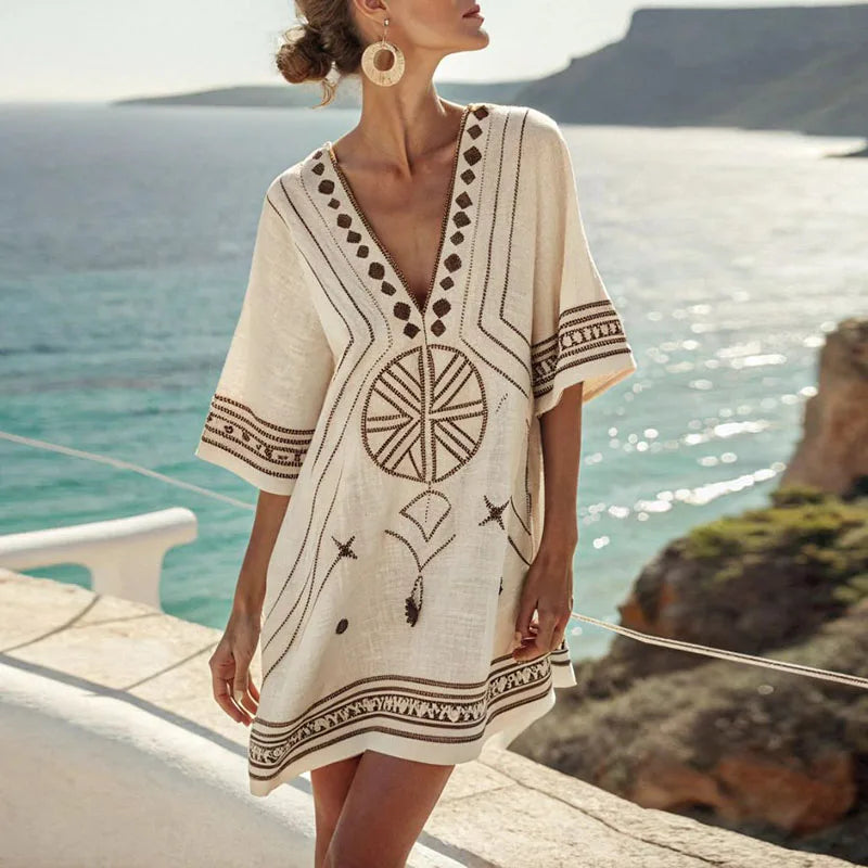 Scarlet - Elegant Beach Dress for a Stylish Summer Look
