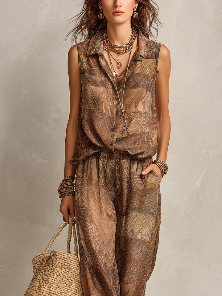 Maya | Relaxed Printed Jumpsuit
