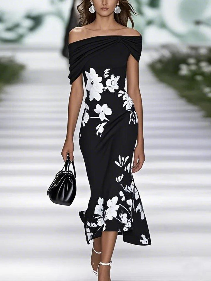 ELEGANT FLORAL DRESS
