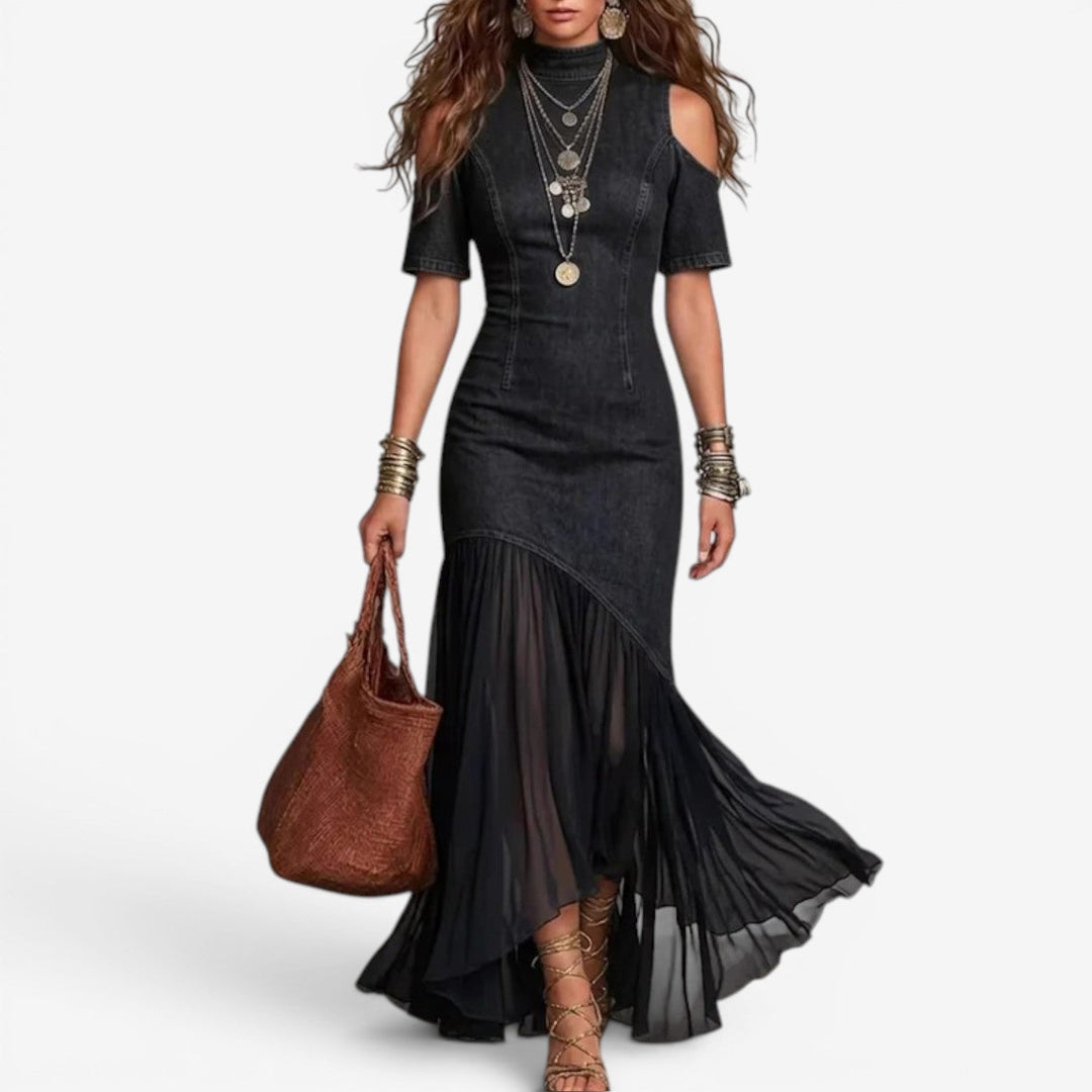 Pietra - Long Denim Dress
