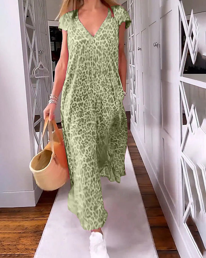 Lavinia | V-Neck Maxi Dress